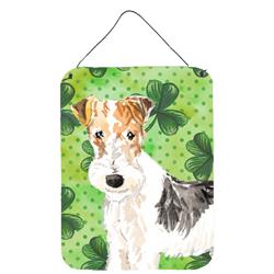 Shamrocks Fox Terrier Wall or Door Hanging Prints