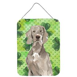 Shamrocks Weimaraner Wall or Door Hanging Prints
