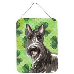 Shamrocks Scottish Terrier Wall or Door Hanging Prints
