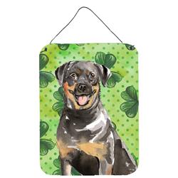 Shamrocks Rottweiler Wall or Door Hanging Prints