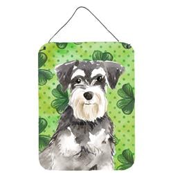 Shamrocks Schnauzer No.2 Wall or Door Hanging Prints