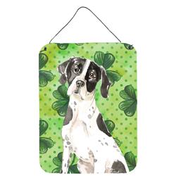 Shamrocks English Pointer Wall or Door Hanging Prints