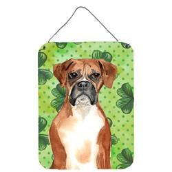 Shamrocks Boxer Wall or Door Hanging Prints