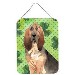 Shamrocks Bloodhound Wall or Door Hanging Prints