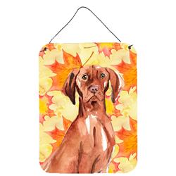 Fall Leaves Vizsla Wall or Door Hanging Prints