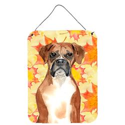 Fall Leaves Boxer Wall or Door Hanging Prints