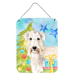 Christmas Tree Wheaten Terrier Wall or Door Hanging Prints
