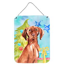 Christmas Tree Vizsla Wall or Door Hanging Prints