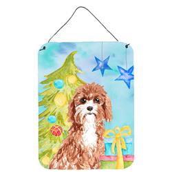 CK1881DS1216 Christmas Tree Cavapoo Wall or Door Hanging Prints