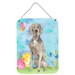 Easter Eggs Weimaraner Wall or Door Hanging Prints