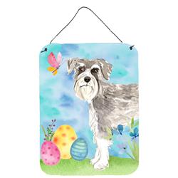 Easter Eggs Schnauzer No.1 Wall or Door Hanging Prints
