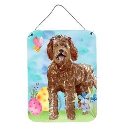 CK1911DS1216 Easter Eggs Labradoodle Wall or Door Hanging Prints