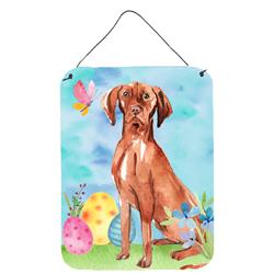 Easter Eggs Vizsla Wall or Door Hanging Prints