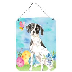 CK1917DS1216 Easter Eggs English Pointer Wall or Door Hanging Prints