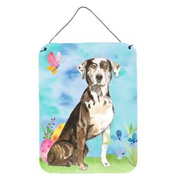 Easter Eggs Catahoula Leopard Dog Wall or Door Hanging Prints