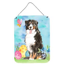 Easter Eggs Bernese Mountain Dog Wall or Door Hanging Prints