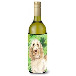 Picture of Carolines Treasures CK1786LITERK Shamrocks Spinone Italiano Wine Bottle Beverge Insulator Hugger