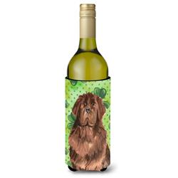 Shamrocks Newfoundland Wine Bottle Beverge Insulator Hugger