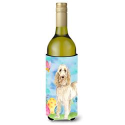 Picture of Carolines Treasures CK1897LITERK Easter Eggs Spinone Italiano Wine Bottle Beverge Insulator Hugger