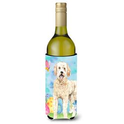 CK1916LITERK Easter Eggs Goldendoodle Wine Bottle Beverge Insulator Hugger