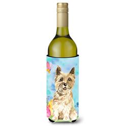 Easter Eggs Cairn Terrier Wine Bottle Beverge Insulator Hugger