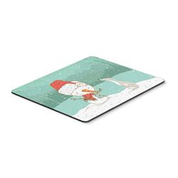 Italian Greyhound Snowman Christmas Mouse Pad, Hot Pad or Trivet
