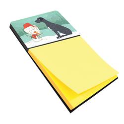 CK2039SN Black Great Dane & Snowman Christmas Sticky Note Holder