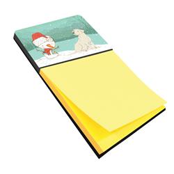 CK2049SN Yellow Labrador Snowman Christmas Sticky Note Holder