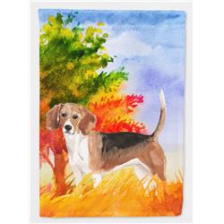 CK1959CHF Fall Beagle Flag Canvas House Size