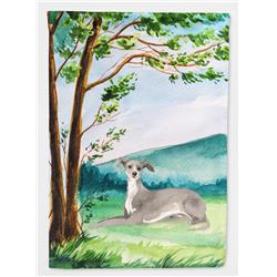 Under the Tree Italian Greyhound Flag Canvas House Size