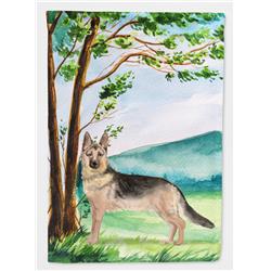 CK2012CHF Under the Tree German Shepherd Flag Canvas House Size