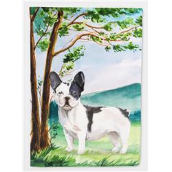 Under the Tree French Bulldog Flag Canvas House Size
