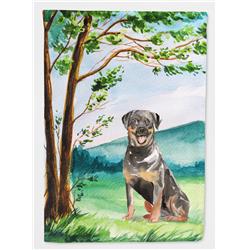 Under the Tree Rottweiler Flag Canvas House Size