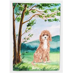 CK2575CHF Under the Tree Cavapoo Flag Canvas House Size