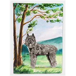 Under the Tree Bouvier Des Flandres Flag Canvas House Size
