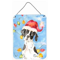 Christmas Lights English Pointer Wall or Door Hanging Prints