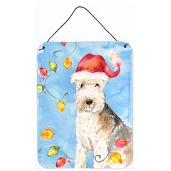 Christmas Lights Lakeland Terrier Wall or Door Hanging Prints