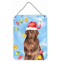 Christmas Lights Newfoundland Wall or Door Hanging Prints