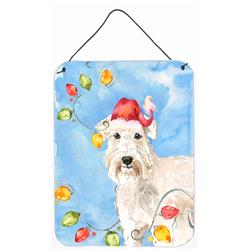 Christmas Lights Wheaten Terrier Wall or Door Hanging Prints