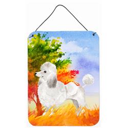 CK1929DS1216 Fall Poodle Wall or Door Hanging Prints