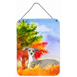 Fall Italian Greyhound Wall or Door Hanging Prints
