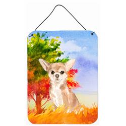 Fall Chihuahua Wall or Door Hanging Prints
