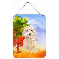 Fall Goldendoodle Wall or Door Hanging Prints