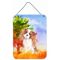 Fall Blenheim Cavalier Spaniel Wall or Door Hanging Prints