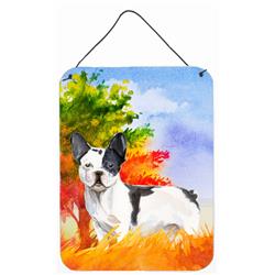 Fall French Bulldog Wall or Door Hanging Prints