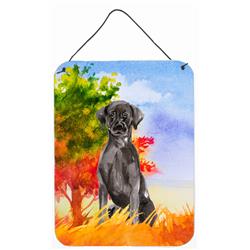 Fall Black Labrador Retriever Wall or Door Hanging Prints