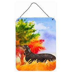 Fall Dachshund Wall or Door Hanging Prints