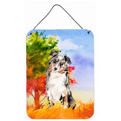 Fall Australian Shepherd Wall or Door Hanging Prints
