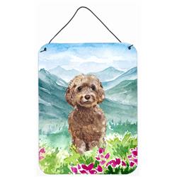 Mountian Flowers Labradoodle Wall or Door Hanging Prints