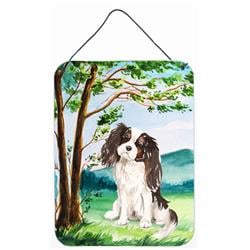 Under the Tree Tricolor Cavalier Spaniel Wall or Door Hanging Prints